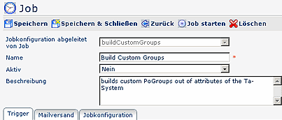 job build custom groups